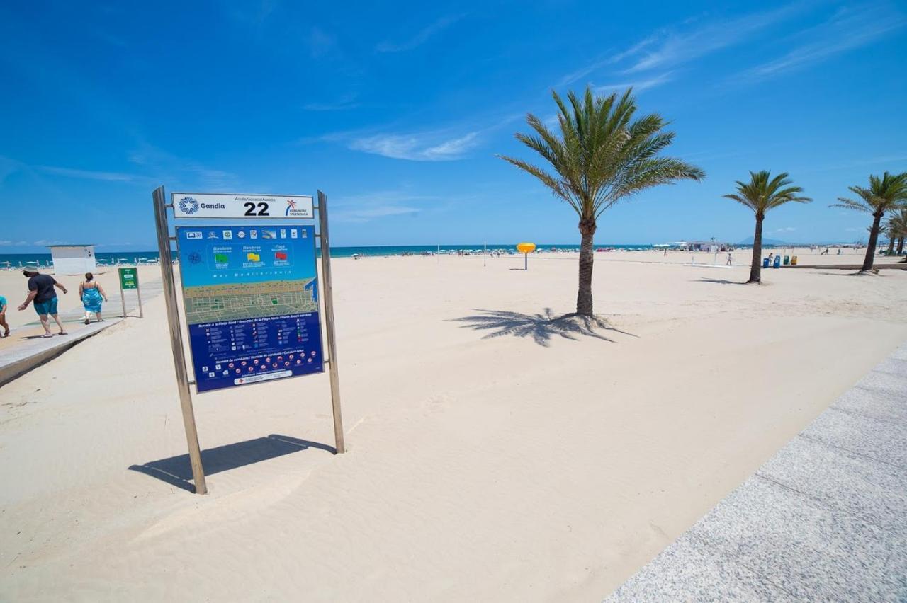 Feliz playa de Gandia a 150 m de la playa, 4-5 persons Daire Dış mekan fotoğraf